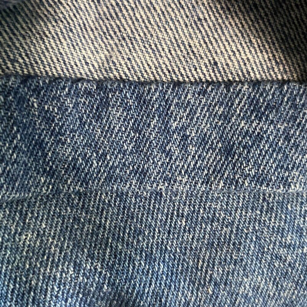 Vintage Wrangler Jeans Womens 26 x 25.5 Mom Blue Denim Tapered Leg High Waist - Picture 10 of 13
